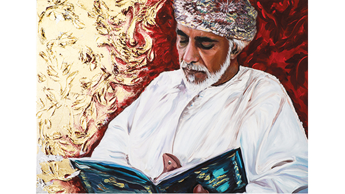 Respect for HM, Omani landscape find reflection in Mahnoush Abbasgholy's art