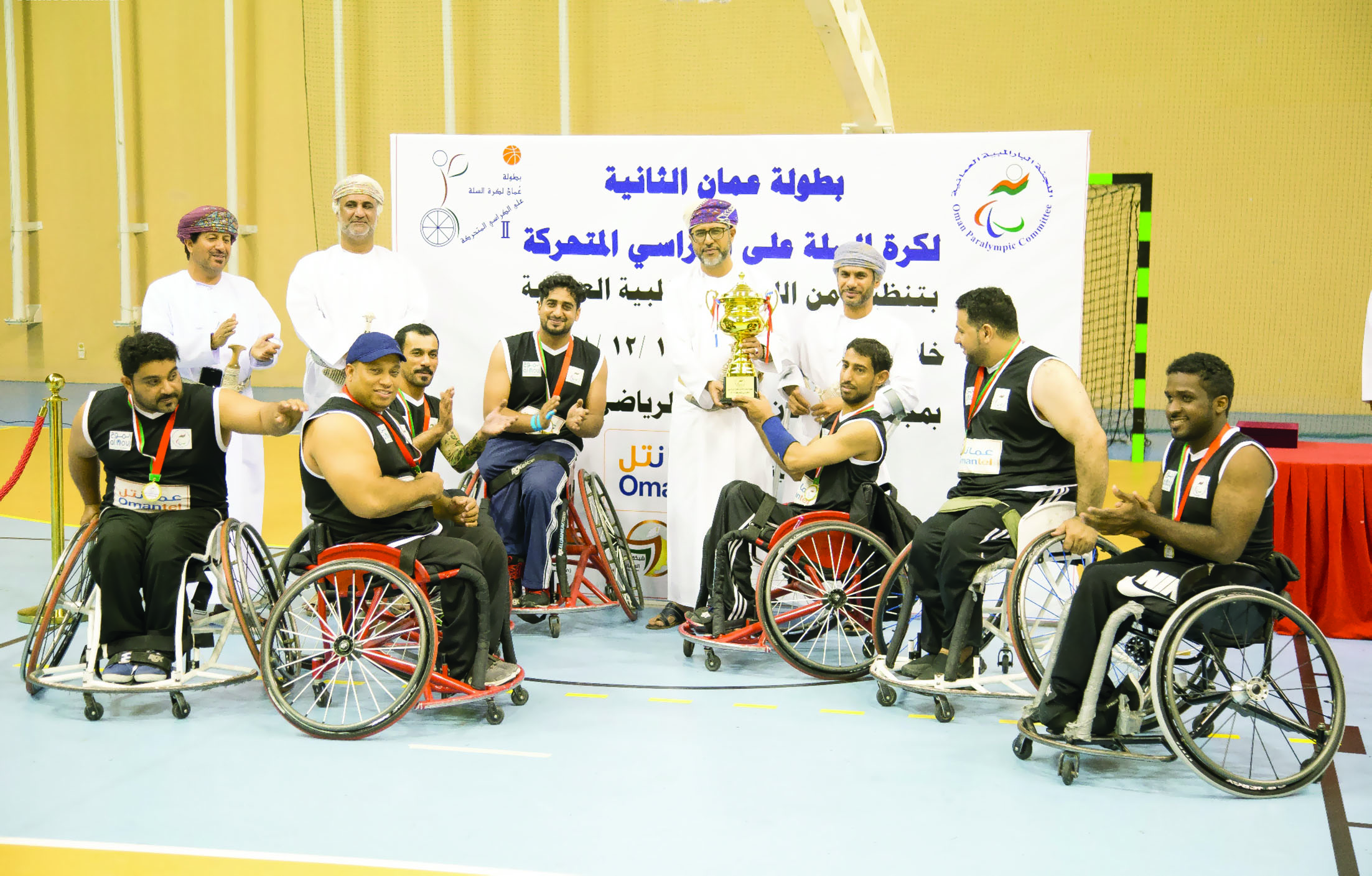 البريمي وصيفاً والداخلية ثالثاً«فريق الباطنة» يتوّج بلقب النسخة الثانية من بطولة عمان لكرة السلة على الكراسي المتحركة