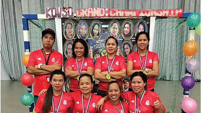 Filipino expats organise volleyball tournament