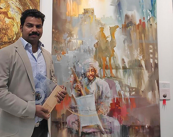 Oman-based painter wins prestigious award