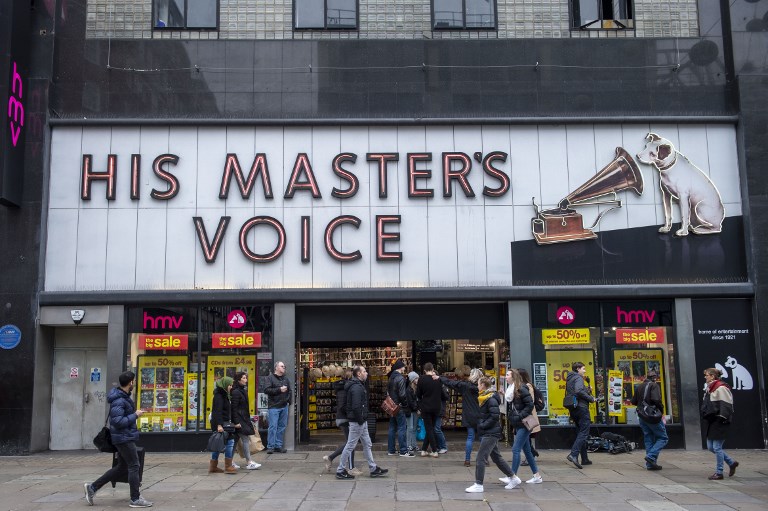 UK music retailer HMV collapses due to digital surge