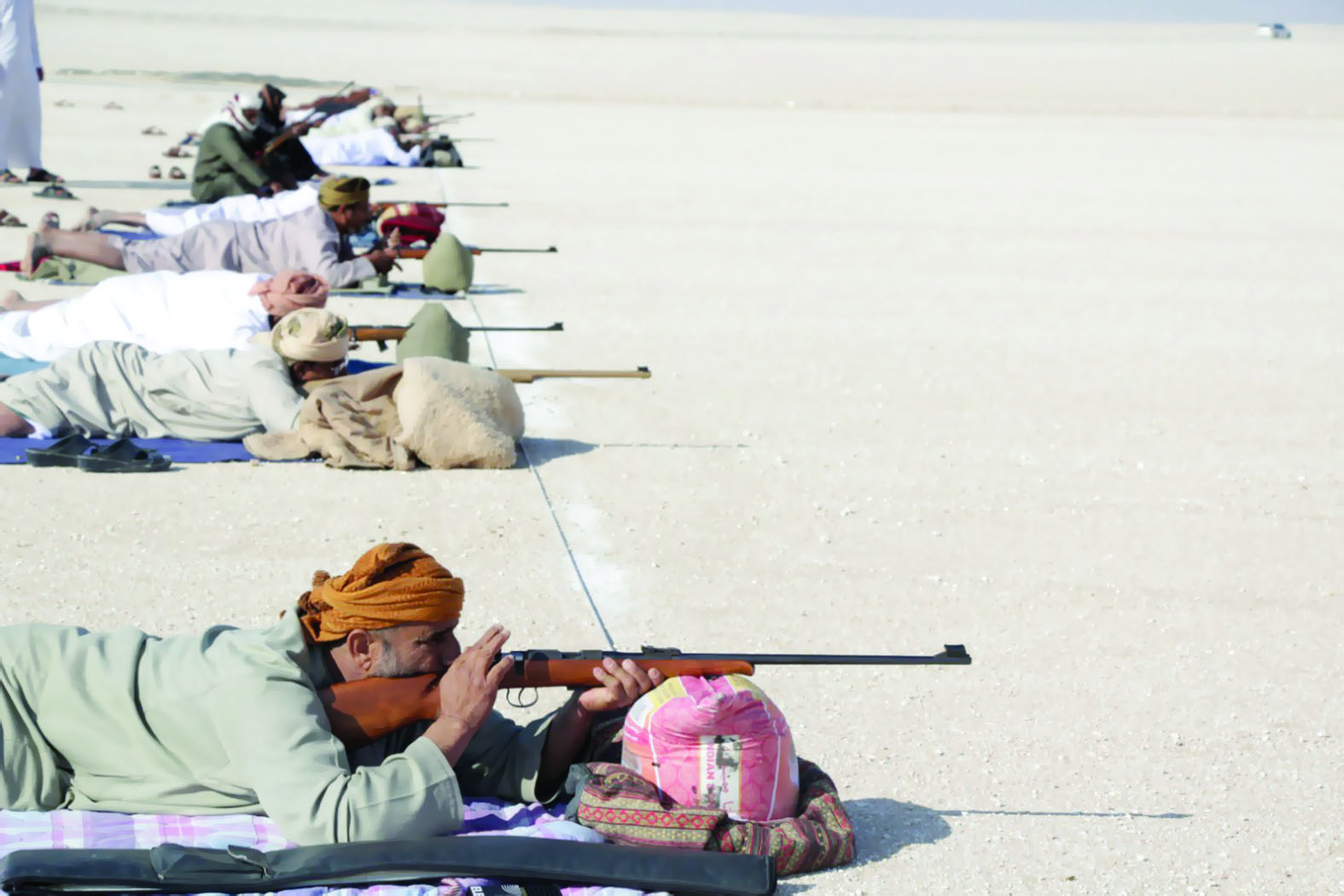 تنظيم مسابقة الرماية بالأسلحة التقليدية   «السكتون»في الوسطى