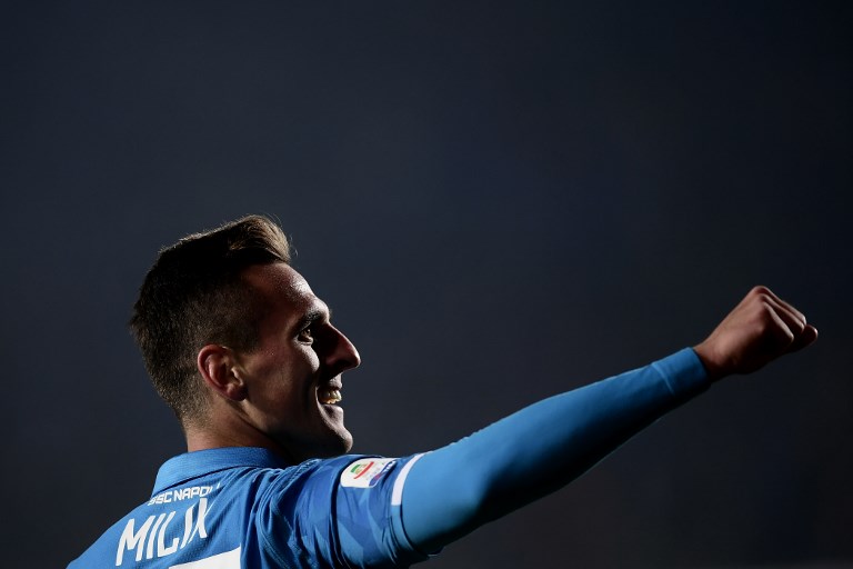 Football: Milik brace as Napoli close gap on Juve ahead of Liverpool clash