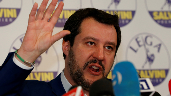 Salvini hails six months in power with Rome rally