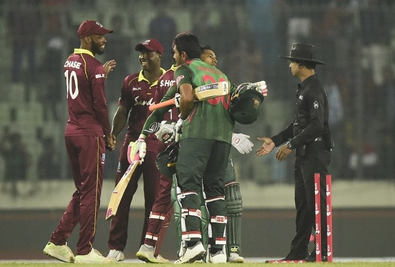 Cricket: Mushfiqur steers Bangladesh to easy win against Windies