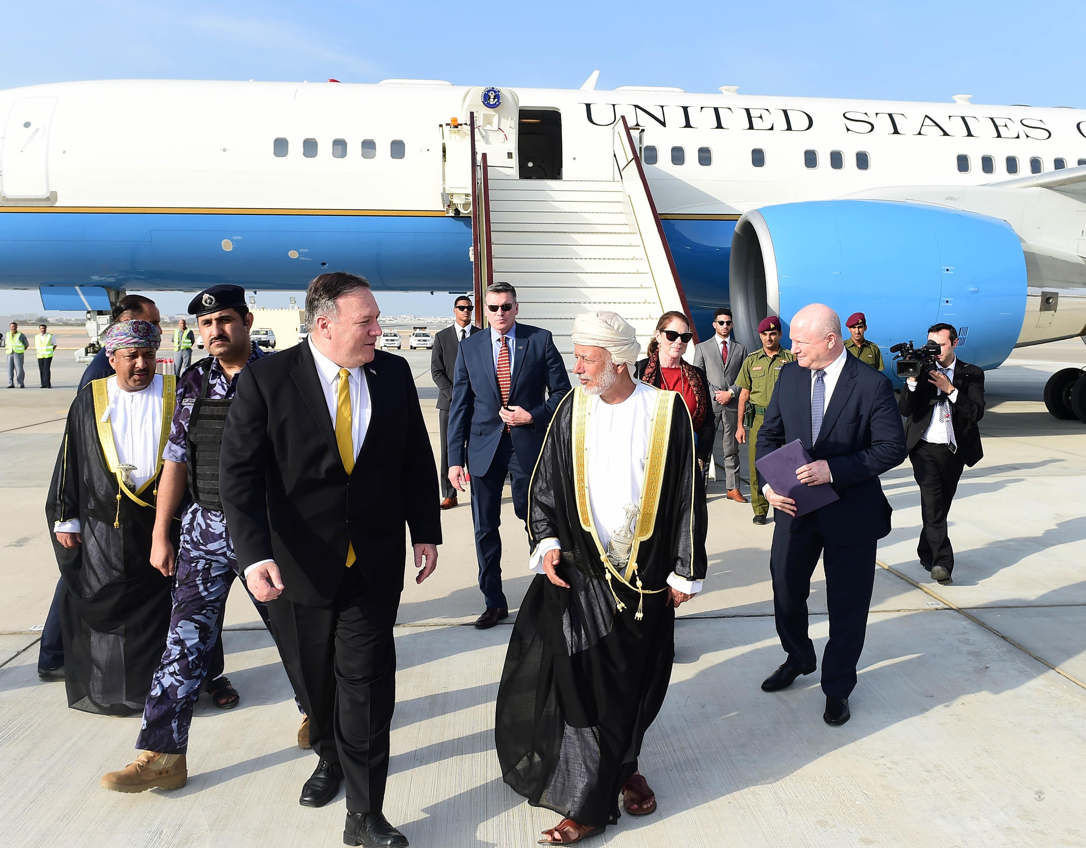 US Secretary of State arrives in Oman