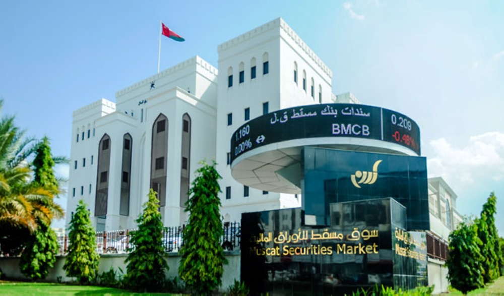 مؤشر سوق مسقط يغلق منخفضا بنسبة 33ر0 بالمائة