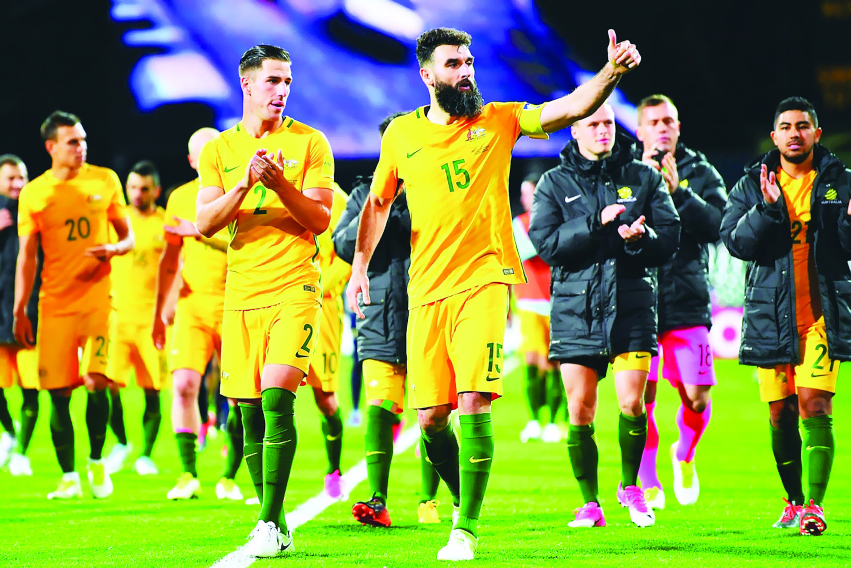 أستراليا تصطدم بالنشامى في بداية رحلة الدفاع عن لقبها الآسيوي