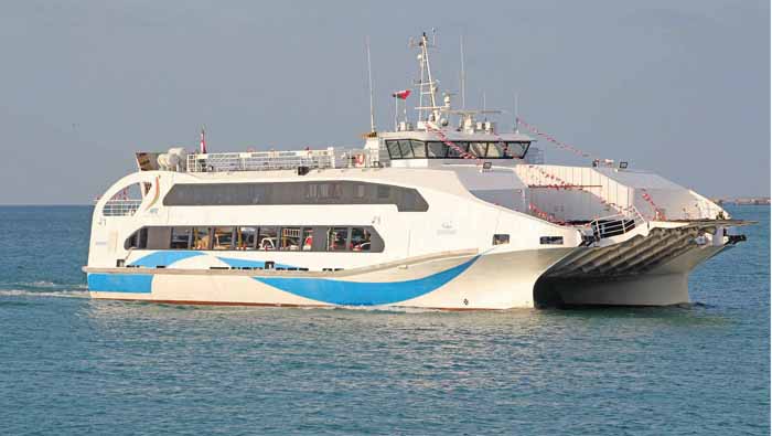 National Ferries Company achieves 59 per cent occupancy