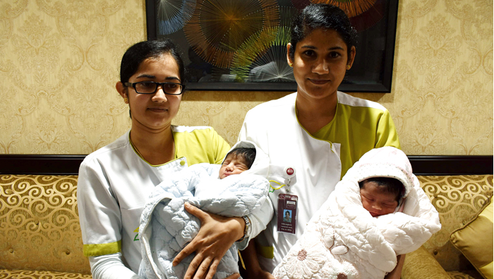 Birth of twins brings double delight to Omani couple