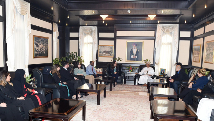 HM's Advisor for Cultural Affairs receives student delegation from University of Houston