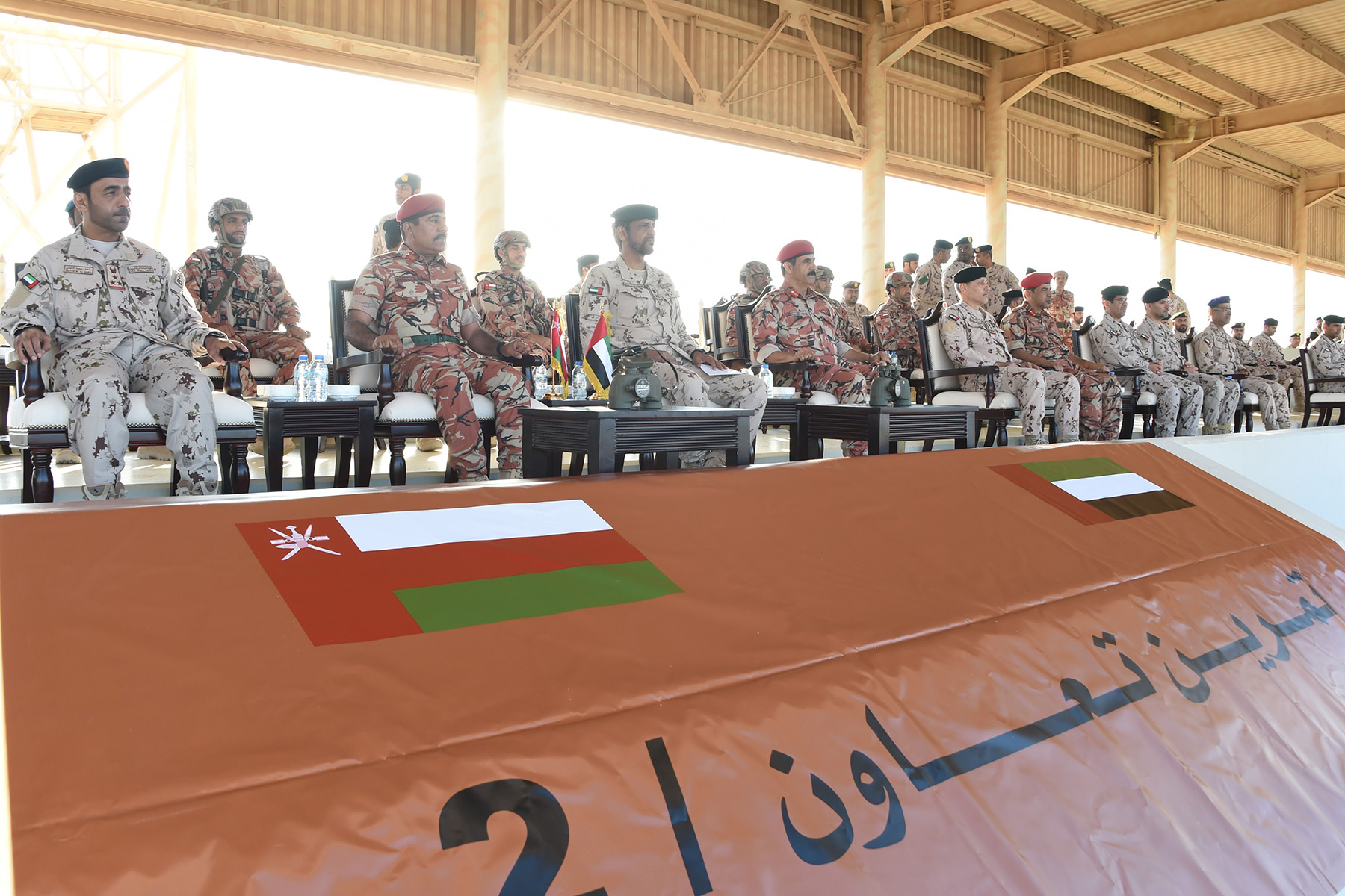 الجيش السلطاني يختتم مشاركته في التمرين العماني الإماراتي المشترك ( تعاون 2) بالإمارات