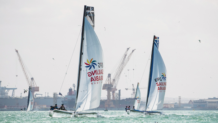 Wind and waves test sailors’ skills in Duqm