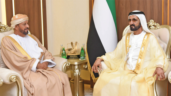 Sayyid Busaidi conveys His Majesty’s greetings to UAE President