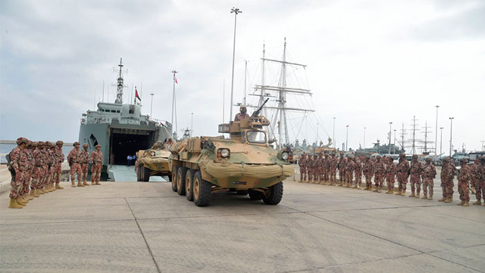 Oman army heads to Saudi Arabia for military exercise