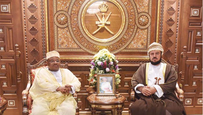His Majesty receives written message from President of Comoros