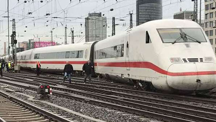 High speed train derails in Basel, no casualties reported