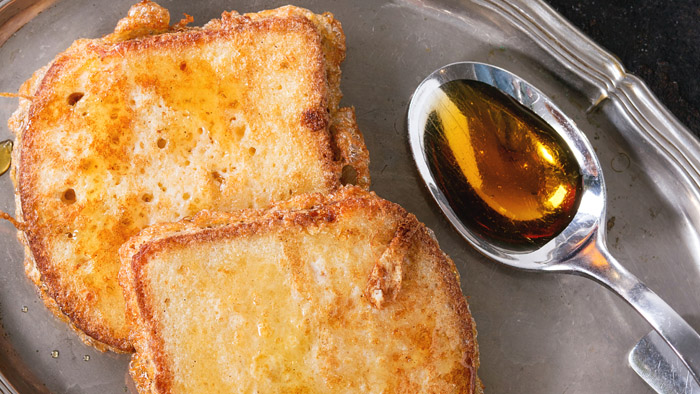 Start off your day with a classic French toast