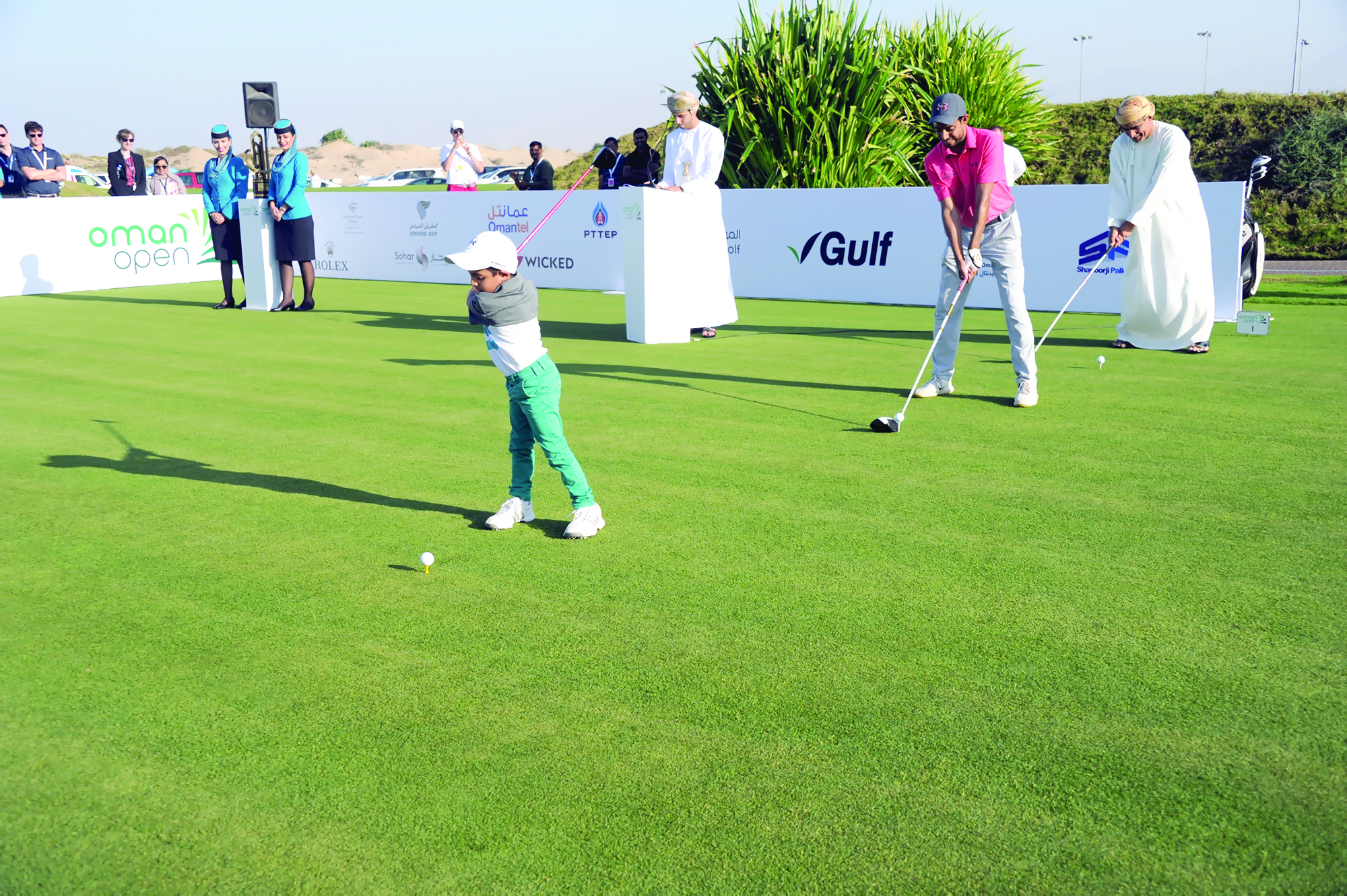 حمود بن فيصل يفتتح بطولة  «عمان المفتوحة لمحترفي الجولف»