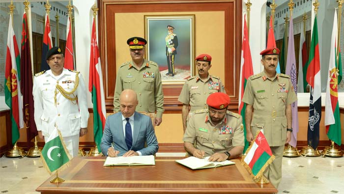 Oman's National Defence College and Pakistani NDU sign MoU