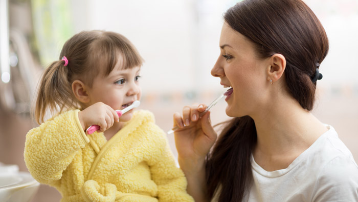 Help children develop good dental habits