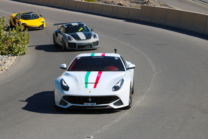 Super cars showcased in Oman rally