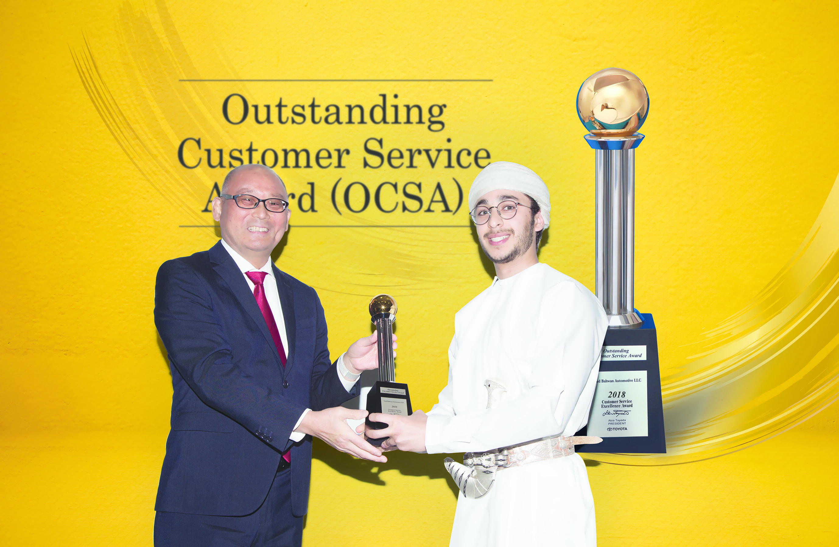 تويوتا تكرّم سعود بهوان للسيارات بجائزة «خدمة الزبائن المتميزة»