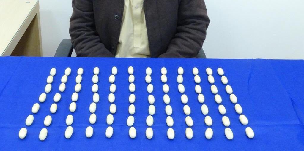 Expat in Oman arrested with over 80 heroin capsules inside his body