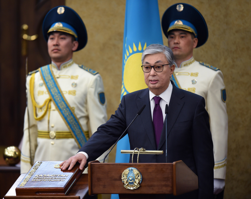 New Kazakh leader sworn in, capital to be renamed after predecessor