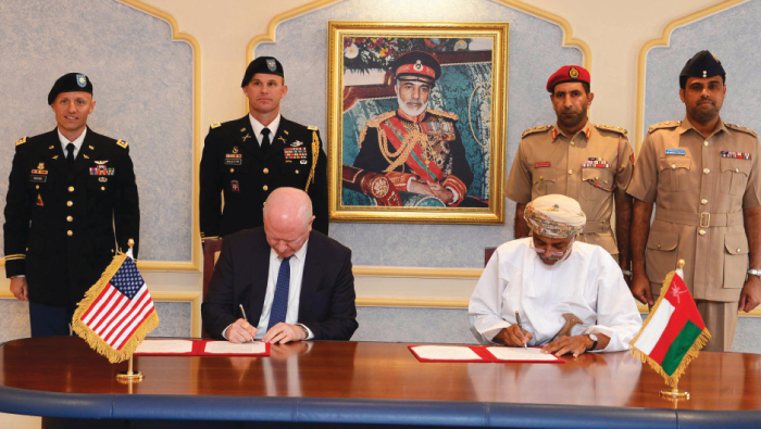Oman, US sign framework pact