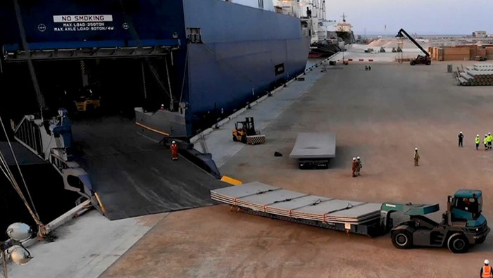 Port of Duqm successfully carries out first RoRo operation