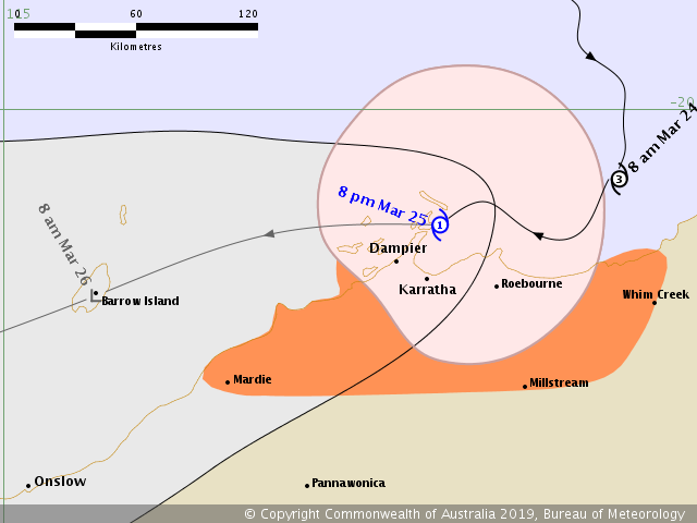 Cyclone Veronica: destructive winds and rain lash Australia