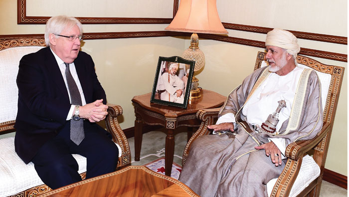 Alawi receives UN special envoy to Yemen