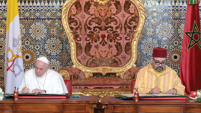 Pope, King of Morocco issue Jerusalem appeal