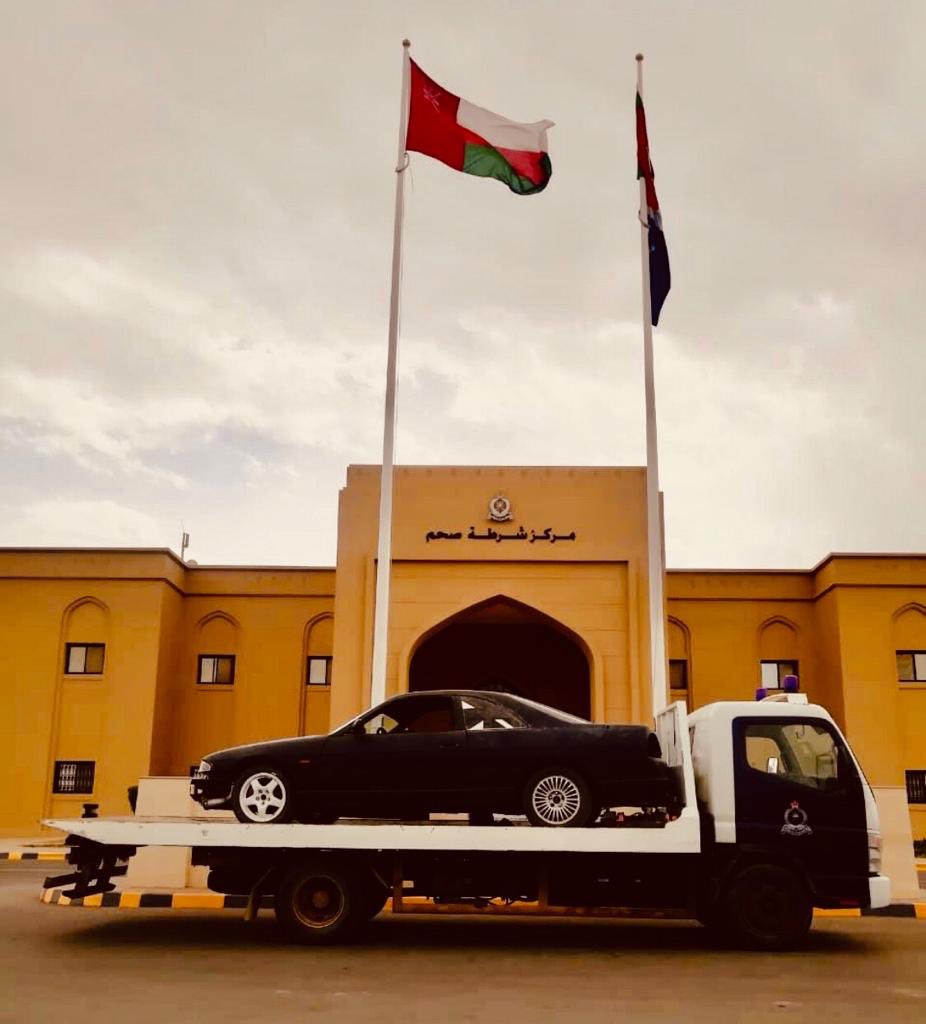 ضبط 4 مركبات للتفحيط والاستعراض في شمال الباطنة