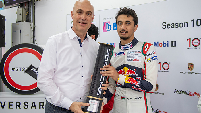 Faisal Al Zubair wraps up second Porsche BWT GT3 Cup Challenge Middle East
