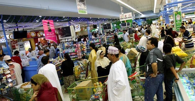 Rate of inflation increases in Oman