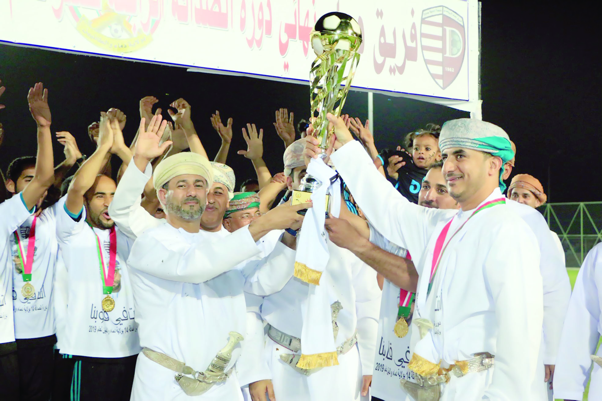 «دماء الرياضي» بطلا لكروية      دماء والطائيين