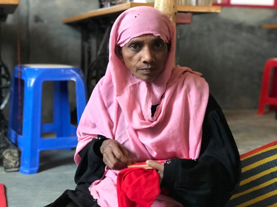 UNHCR project to help refugee women in Bangladesh