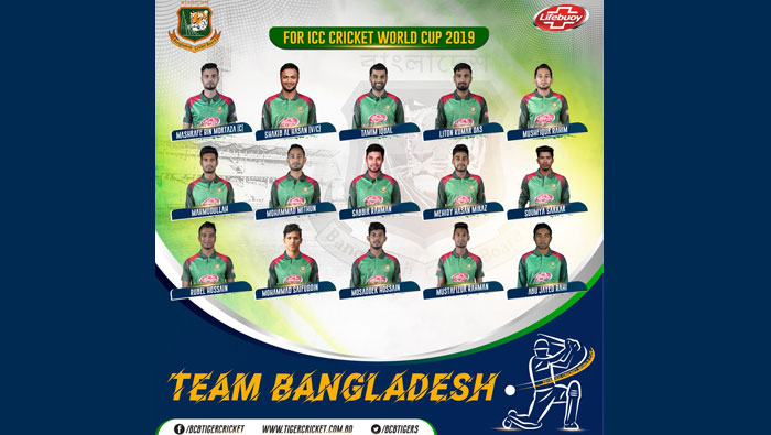 Cricket World Cup 2019: Bangladesh announce 15-man squad