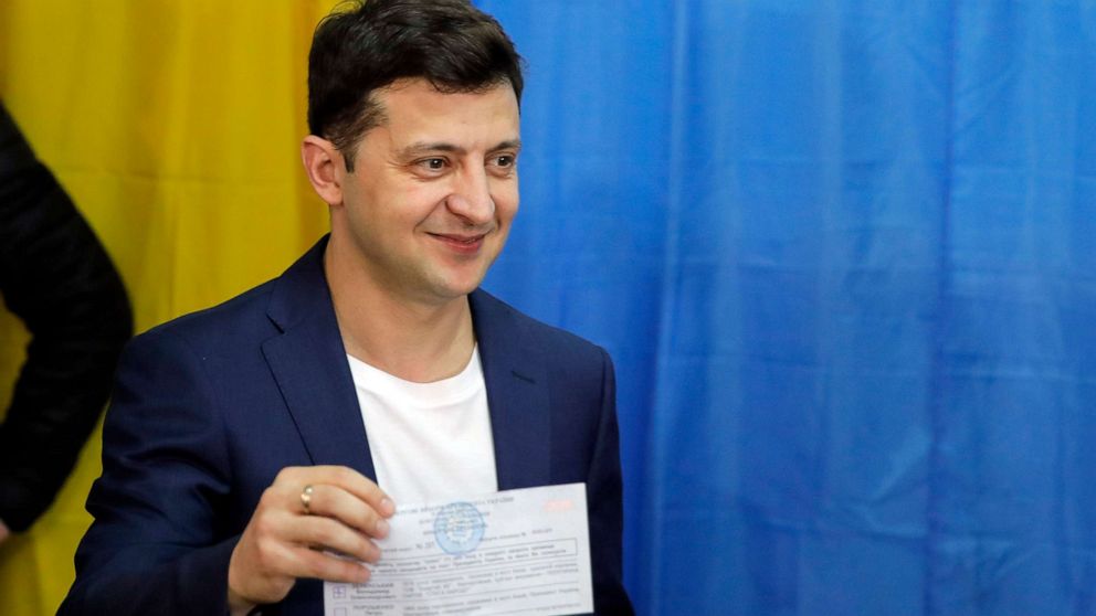 Comedian Zelensky wins Ukrainian presidential election