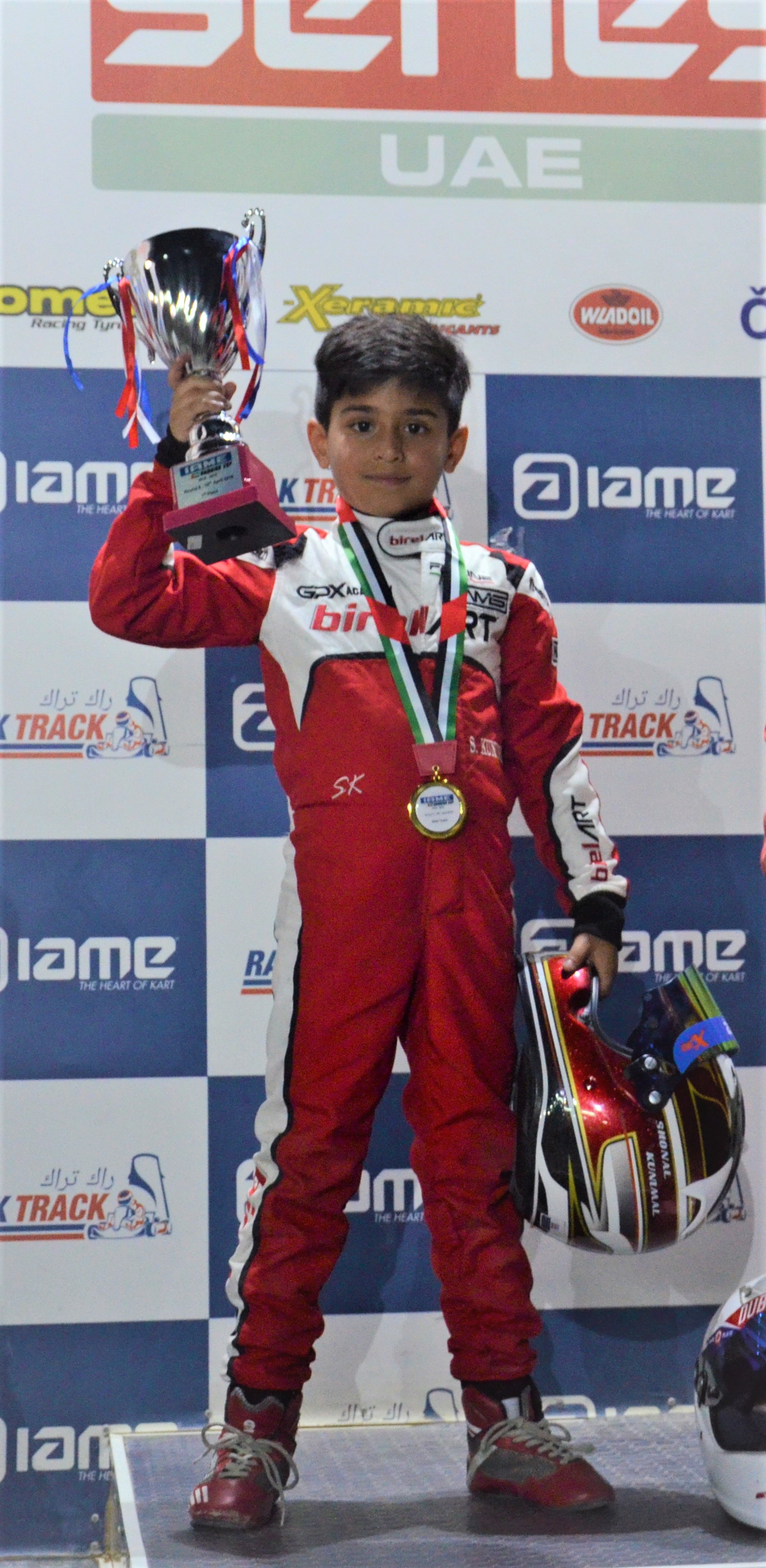 Seven-year-old from Oman becomes go-karting champion in UAE