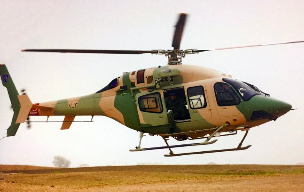 Omani medics use air force helicopter to transport sick child
