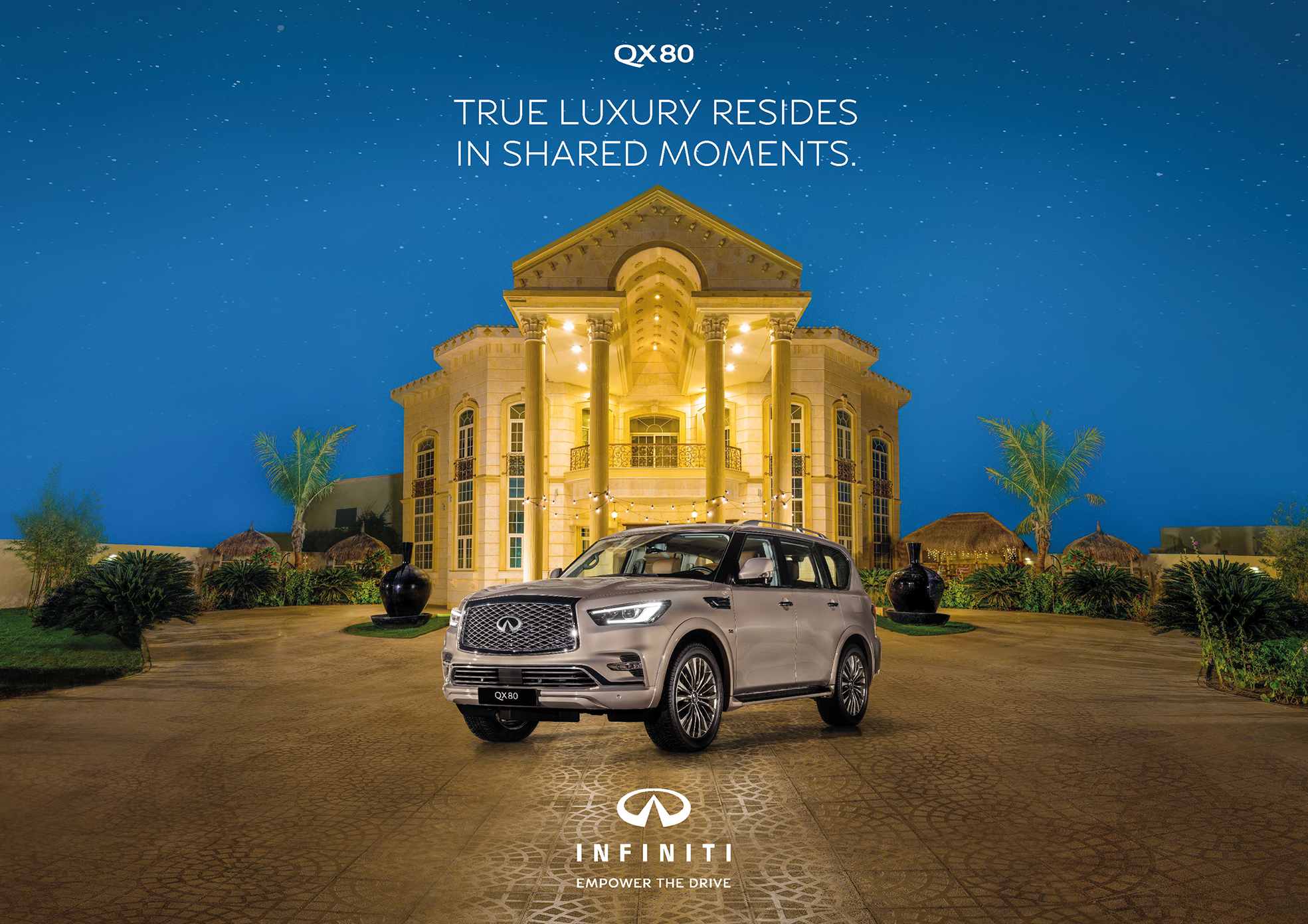 Special offers on full-size luxury SUV INFINITI QX80 this Ramadan