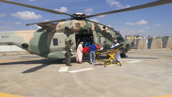Omani Air Force evacuates patient