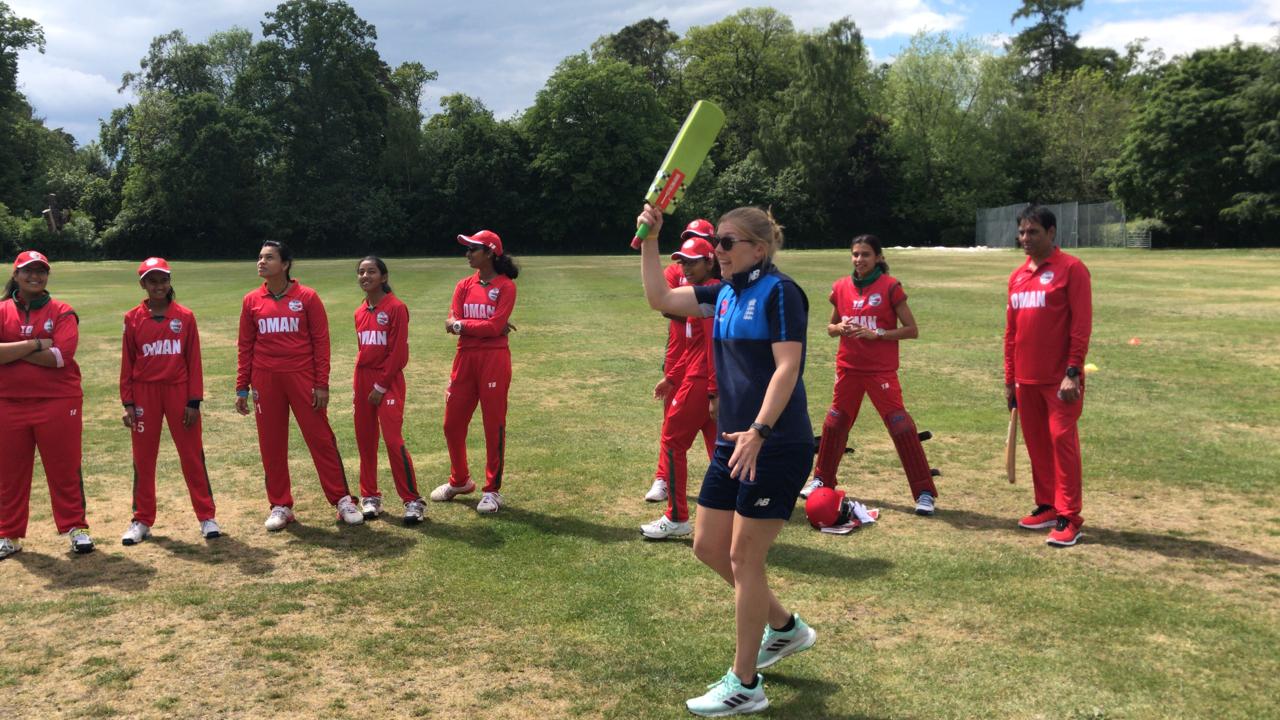 Oman Women’s Cricket Team gets useful tips from England captain