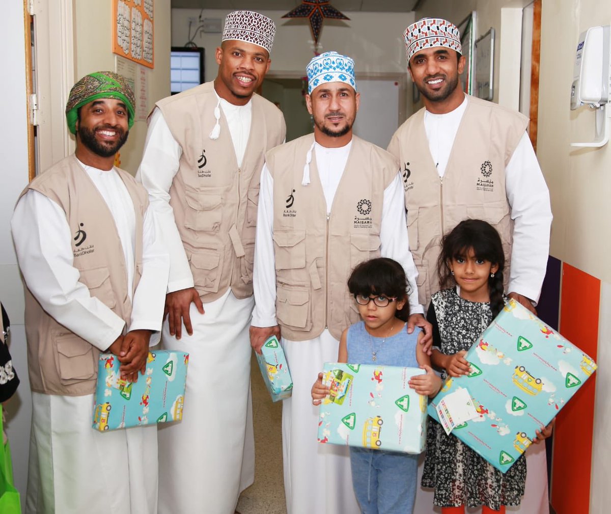 In pictures: Omani footballers visit children in hospital