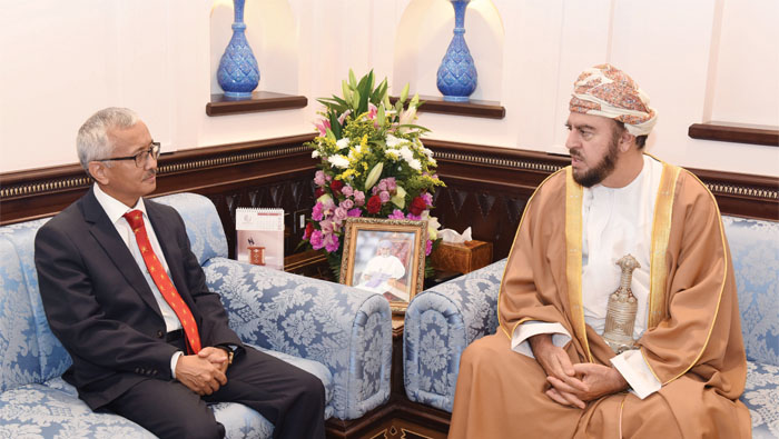 Sayyid Asa’ad bids farewell to Kazakhstan ambassador