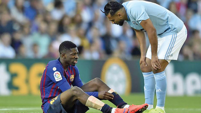 Valverde hurt in match against Celta Vigo