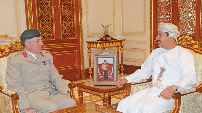 Royal Office Minister receives UK Chief of General Staff